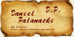 Daniel Palanački vizit kartica